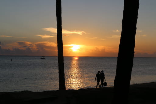 Sunset at Heritage Golf Resort beach